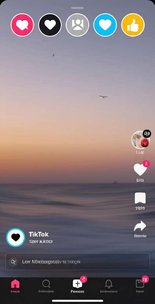 Exemplo de TikTok Stories